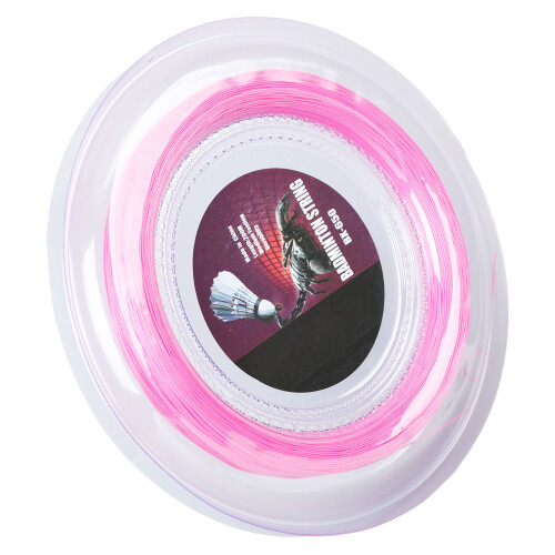 0.72mm Nylon Badminton String 200m Pink BX650 22-26 lbs