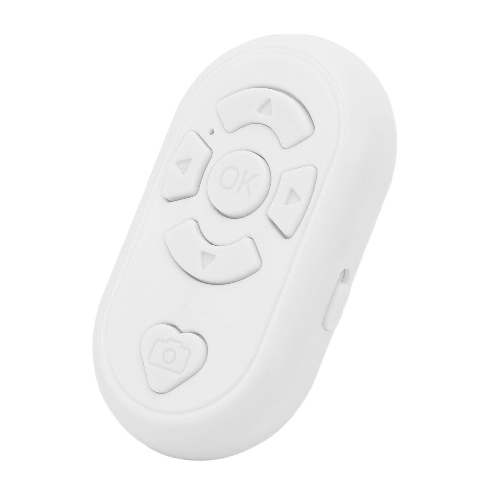 Bt4.0 Wireless Remote Shutter Selfie & Page Turner 32.8Ft Range White 9391338866101