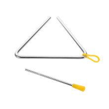 Percussion Instrument Hand Drum Set - Small Colored Drums, Metal Memory Bell, Plastic Rhythm Triangle