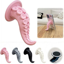 (Pink) Octopus Claw Magnetic Bracket, 3D Octopus Claw Magnetic Bracket for Phone, Octopus Phone Holder, Creative Octopus Tentacle Magnetic Phone Stand