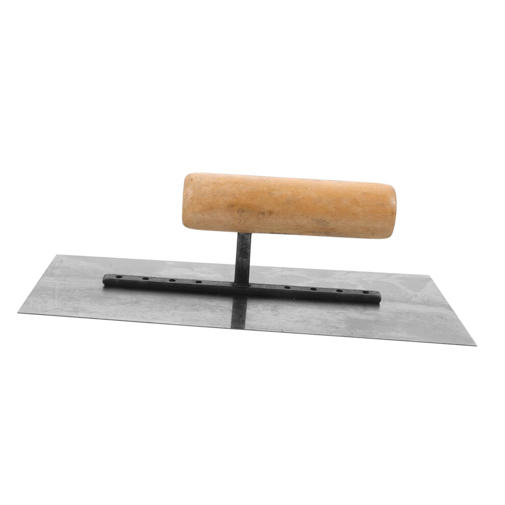 Concrete Trowel With Wooden Handle 30Cm Â Professional Tool For Drywall And Concrete Processing, Durable And Versatile 6482260524238