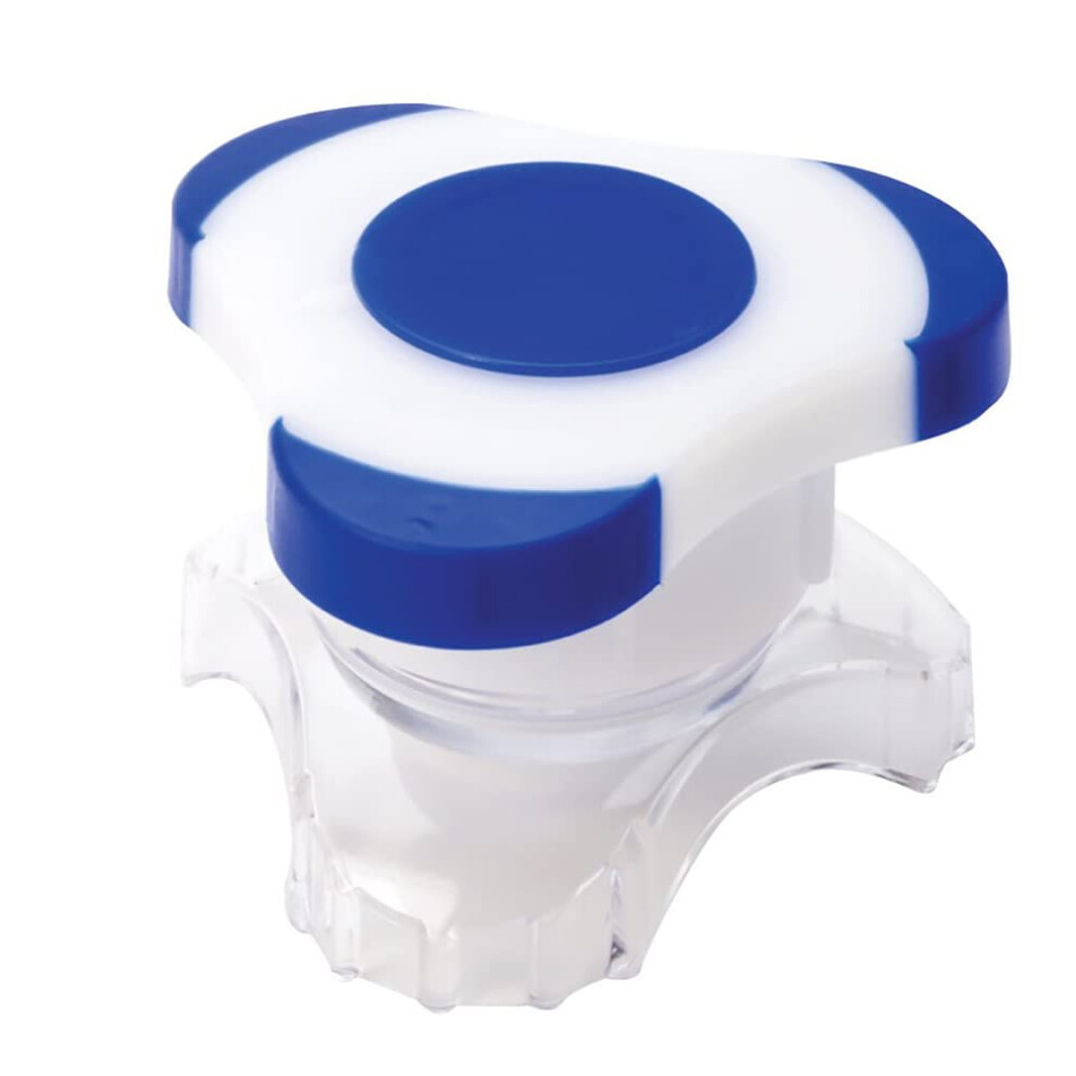 Tablet Mortar and Chopper with Deposit Compartment, Rotating Tablet Divider for Small and Large Medications, Portable Pill Box