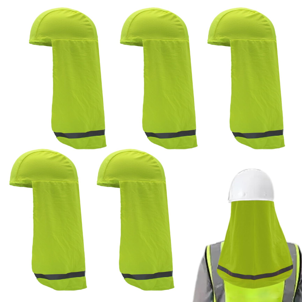 5 Pcs Hardhut Sonnenschatten Sonnenschutz Visor Gelb Atmungsaktive Elastische Kã¼Hlung Fã¼R Bauarbeiter Outdoor-Aktivitã¤Ten 6947110981055