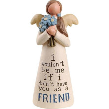(B) Friendship Gifts Figurines for Best Friends Women, Celebrating Friendship Gifts Memorial Friendship Sister Friend Sculpture Decor