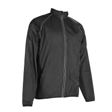 Leichtes wasserdichtes Fahrrad-Windjacke XL Schwarz für Laufen & Wandern