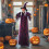 Halloween Life Size Talking Witch Animated Spooky Animatronic Scary Witch Decor 4