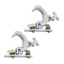 Lighting Clamp Set of 2, Adjustable Circumferential Clamp for 42-61 mm Diameter, Heavy-Duty Metal Construction