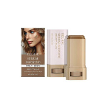 (Wheat Color) Foundation Stick Beauty Balm Serum Boosted Skin Tint, Solid Tinted Moisturizing Serum Contour Stick Foundation Face Stick for Women