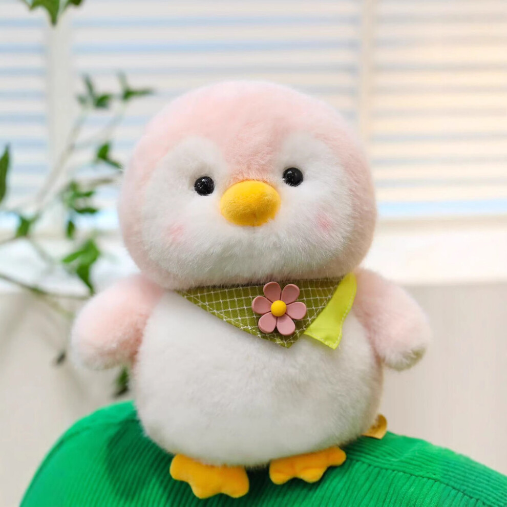 (Pink )Peluche PingüIno NiñOs Suave Corto Peluche Animal MuñEca Fiesta Regalo Adorno-image