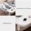Adjustable Overbed Bedside Table with Wheels, Portable Rolling Desk, Height Adjustable Small Laptop Desk, White, Einheitsgröße 5