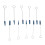 Professional 10PCS Piano Tuning Tools with Metal Handle Design 1