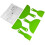 5-Piece Scraper Set Includes 2/4/6/8/25.4 cm Sizes for Wallpaper Decals Spackling Taping Professional Tools 3