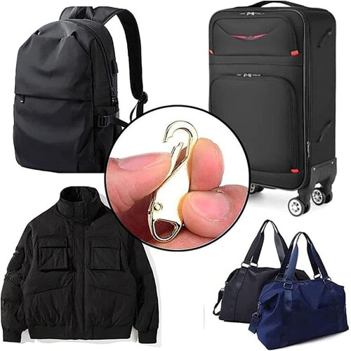 Removable Metal Zip Pull for Suitcase, Coat, Boots, Jacket, Backpacks - Replacement Zip Repair Tool 1