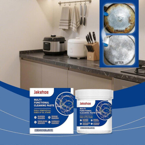 (2PCS) Miracle Cleaning Paste, Multi-functional Cleaning Paste, All Purpose Cleaning Paste, Tackle Tough Stains and Grime in Kitchen and Bathroom 1
