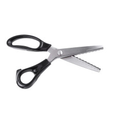 Stoff-Dekorationsschere Zackenschere 23 Cm 3 5 7 Mm Klingen Rostfreier Stahl für Schneiderarbeiten