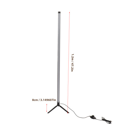 RGB Corner Floor Lamp 1.2m USB Bluetooth Remote Music Sync 1