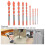 9Pcs Masonry Drill Bits Set Cemented Carbide for Cement, Tile, Wood, Glass 4