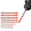 9Pcs Masonry Drill Bits Set Cemented Carbide for Cement, Tile, Wood, Glass 13