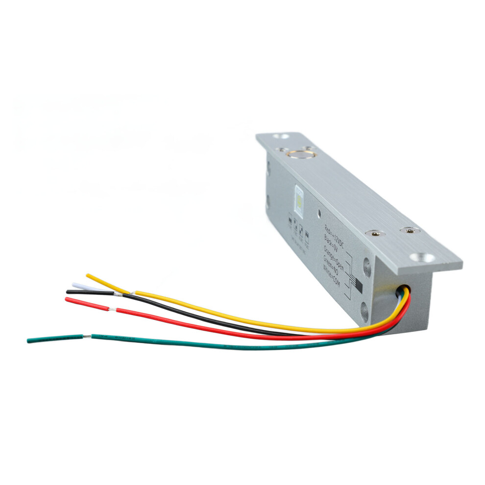 Narrow 12V Electric Deadbolt Lock With 5 Lines Time Delay & Led Indicator 6941338880367