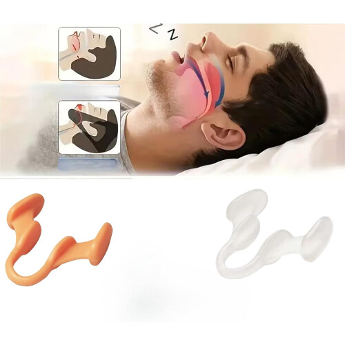Anti-Snoring Nose Clip Transparent Adjustable Size Comfortable Fit for Better Sleep Quality 2