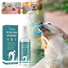 (2pcs - 200ml) Pet Anti Chew Bitter Spray, Dog Chewing Deterrent Spray, Anti Chew Behavior Training Aid Liquid Spray for Dogs Cats Stop Chewing