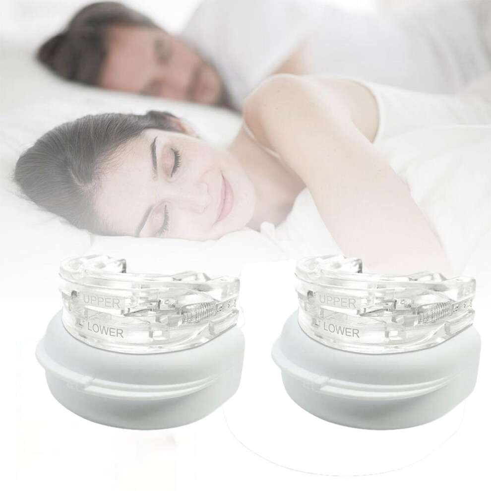 Men's Mouthguard For Snoring Relief, Silicone Anti-Snoring Device, Adjustable Tooth Splint For & Wo
