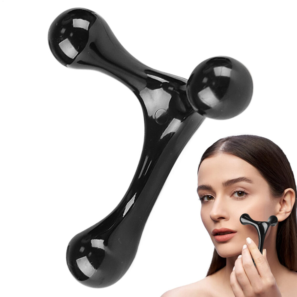 3 Point Manual Massage Machine - Deep Tissue Trigger Point Massagers for Back and Neck, Ergonomic Grip, Pain Relief Tools