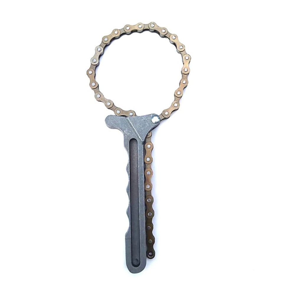 Durable Oil Filter Wrench Tool Metal Auto Engine Torque Spanner Universal Oil Chain Key For Cars And Trucks 6482260526027