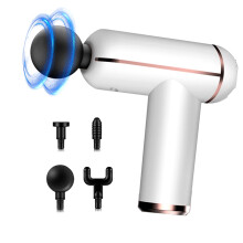 Handheld Massage Gun Deep Tissue Electric 6 Speeds Cordless Muscle Massager for Pain Relief, Quiet Design for Men and Women