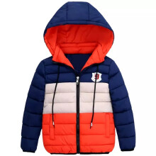 (Orange (173_200661899), 6T (173_200661899)) Baby Children Boys Padded Winter School Thick Fleece Warm Outerwear Coat Jacket