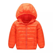 (Orange (691_200661899), 6T (691_200661899)) Baby Children Boys Padded Winter School Thick Fleece Warm Outerwear Coat Jacket