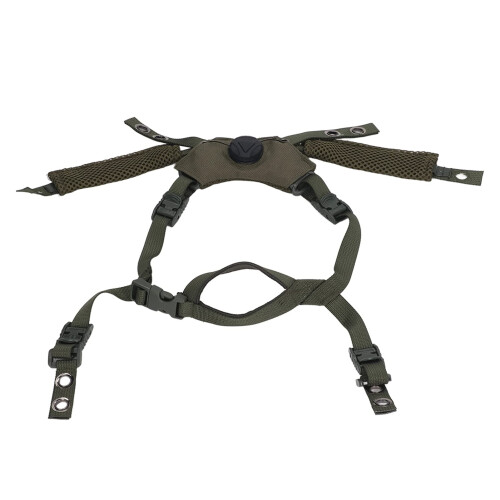 Suspension System Chin Strap for Explorer Helmet, Od Green, Enhanced Comfort, Adjustable Fit