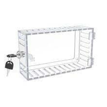 Thermostat Cover Universal Large Thermostat Combination Lock Wall Mount Acrylic for Restaurants and Schools H6q6