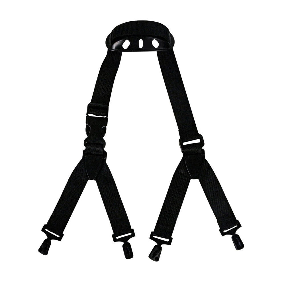 Hard Hat Chin Strap Adjustable Reusable Safety Helmet Accessory Black Compatible With Most Hard Hats 6947110982731
