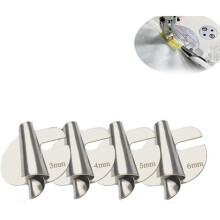 (3-4-5-6mm) Universal Sewing Rolled Hemmer Foot Set, 3-10mm Wide Rolled Hem Pressure Foot, Pressure Foot Seam Guide for Sewing Machine