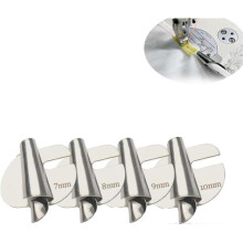 (7-8-9-10mm) Universal Sewing Rolled Hemmer Foot Set, 3-10mm Wide Rolled Hem Pressure Foot, Pressure Foot Seam Guide for Sewing Machine