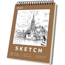 (2pcs) Sketch Book, Top Spiral Bound Sketch Book Pad, Artist Sketching Drawing Paper 100 Sheets Ar Painting Sketchbook for Kids Teens