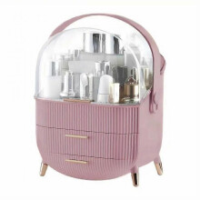 (pink) Three Layer Cosmetic Makeup Beauty Storage OrganiserCosmetics storage box, jewelry display rackSkincare Display Box