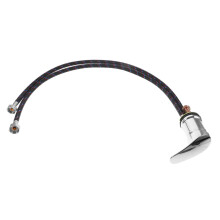 Shampoo Rinser Tap Spray Attachment Metal Shower Head for Bath Sink Compatibility Adjustable Water Flow