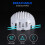 Bump Cap Insert PE Lined Baseball Helmet Inserts Lightweight Universal Head Protection Bumper Cap Insert White 3