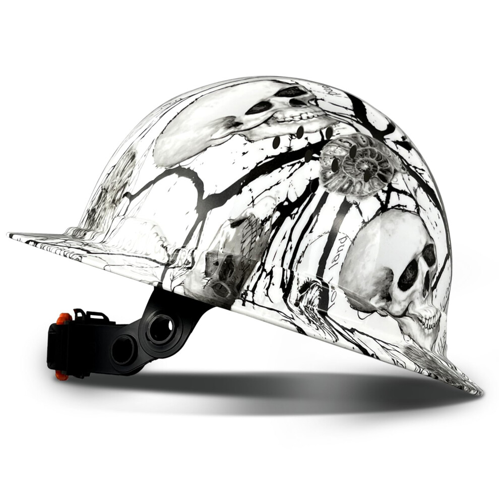 Safety Helmet, Ventilated Hdpe, Carbon Fiber Design, Ansi/Isea Z89.1 Certified, Full Rim, Industrial Use 6482260527208