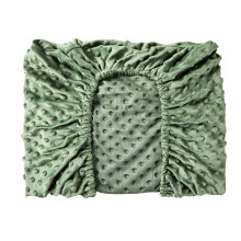 Portable Changing Pad for Infants, Soft Fabric, Newborn Essentials, Light Green Baby Bedding, Comfortable and Convenient