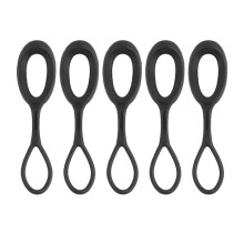 5LOTS Zipper Pulls Replacement Cables Heavy-Duty Zipper Tugs for Jackets and Clothing Bags, Durable and Easy to Use