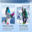 (Blue) Adjustable Skiing Pole Shoulder, Nylon Skiing Bags Hand Carrier Lash Handle Straps Porter Hook Loop Protecting For Ski Snowboard 4