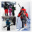 (Blue) Adjustable Skiing Pole Shoulder, Nylon Skiing Bags Hand Carrier Lash Handle Straps Porter Hook Loop Protecting For Ski Snowboard 3