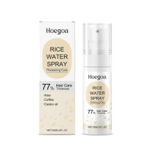 (3pcs) Rice Water Spray for Hair with Caffeine Aloe Castor Oil - Hair Serum for Thicker, Fuller Hair, Hair Care Women and Men 60ml