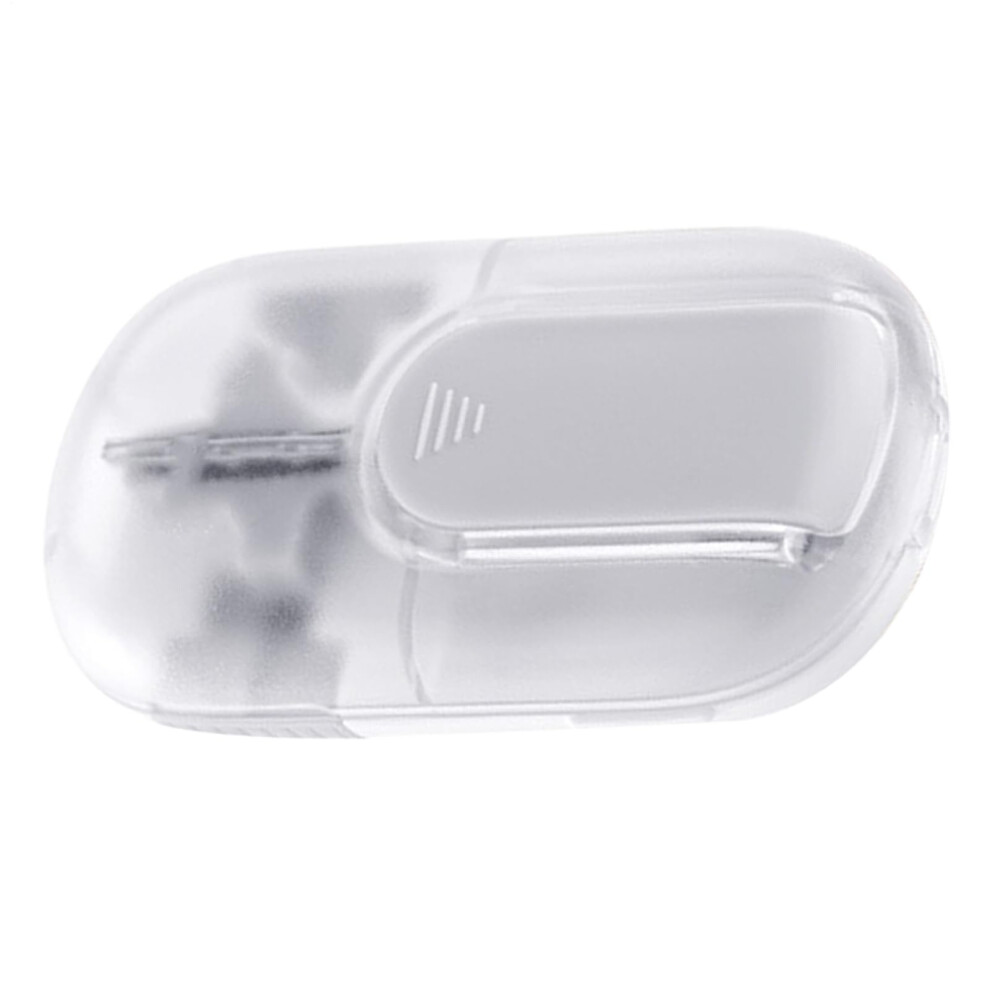 Tablet Crusher Small Reusable Professional Pill Organizer Multi-Purpose Medicine Splitter for Travel Home School White