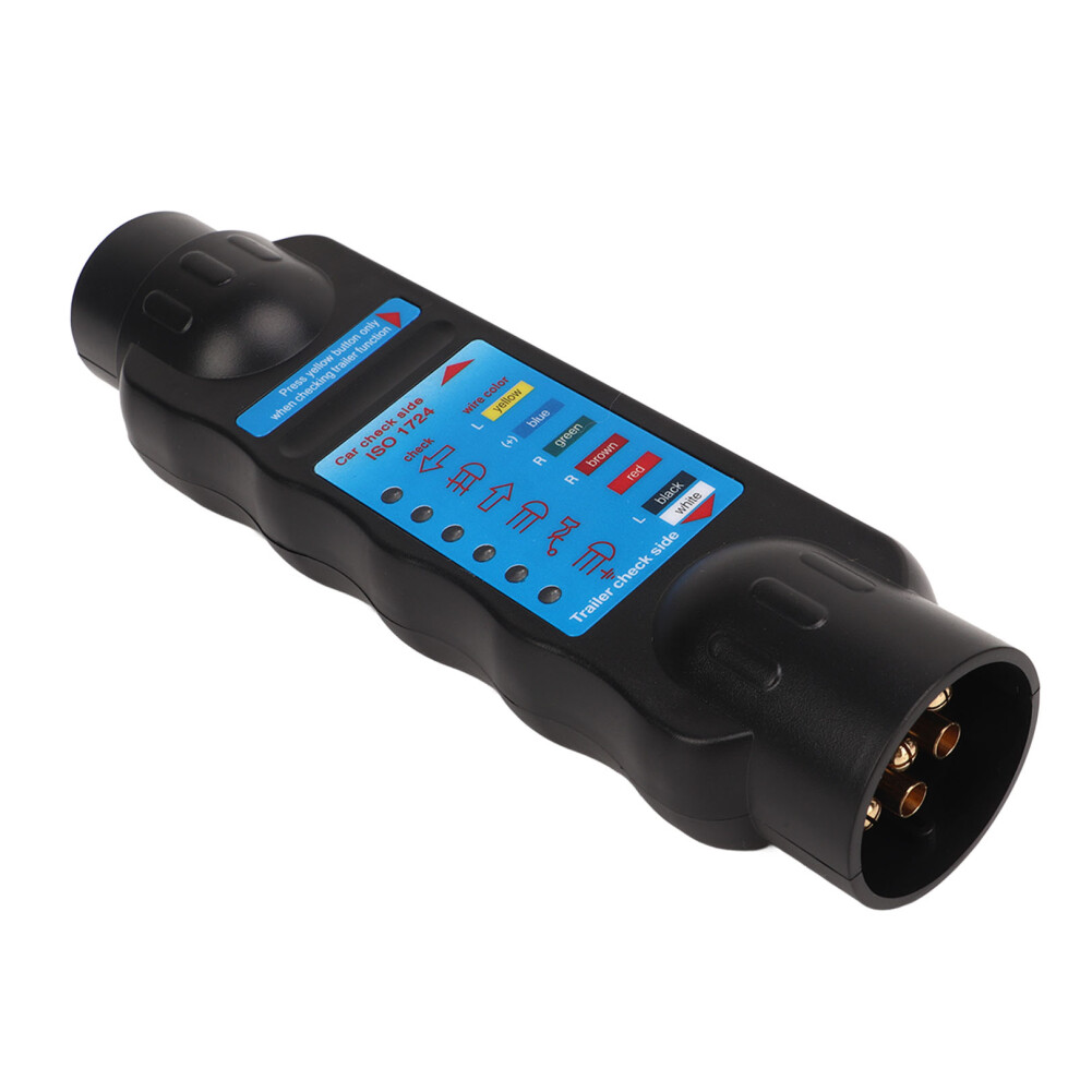 12V 7Pin Trailer Wiring Circuit Tester For Caravans, Horseboxes, Bikes 8481338896220