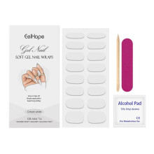 (White) Gel Nail Nail Foils Self-Adhesive UV Curing Nail Art Sticker Decoration Nail Design Accessories