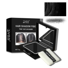 (Black) Hair Root Concealer, 12g Hair Shadow Hairline Powder, Root Touch Up Powder, Instantly Cover Up Gray Hair Root Hair Shadow Fiber